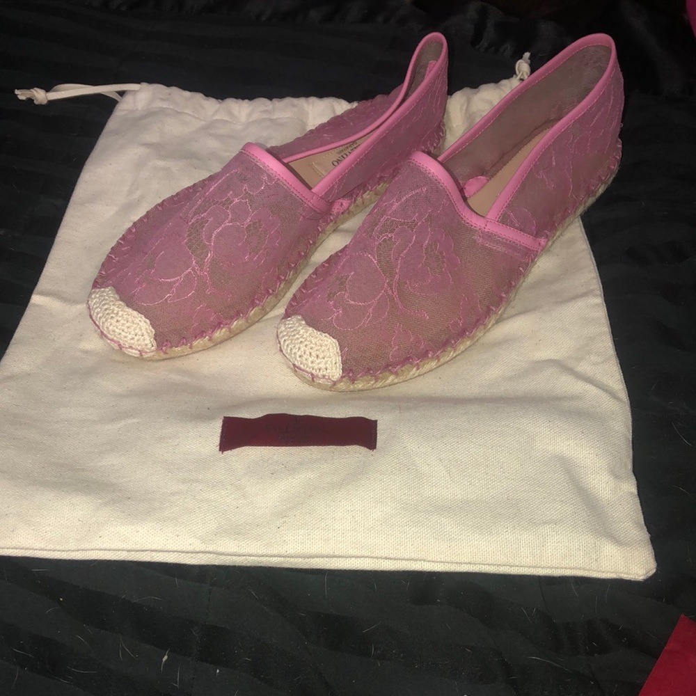 Authentic Valentino espadrille flat